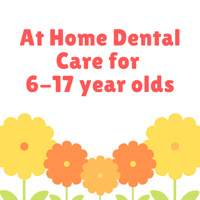 At Home Dental Care For 6-17 Year Olds